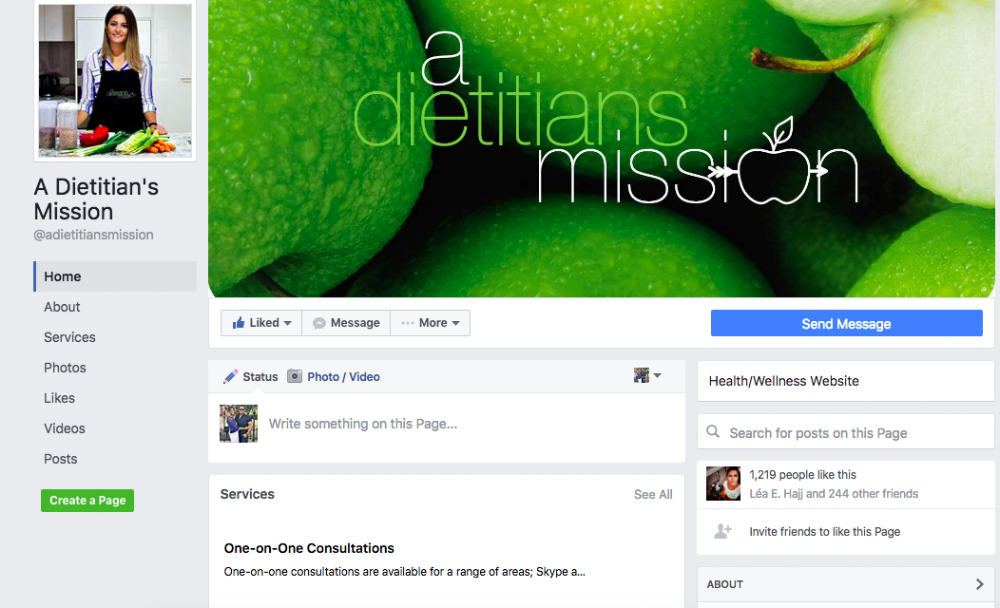 A Dietitian's Mission