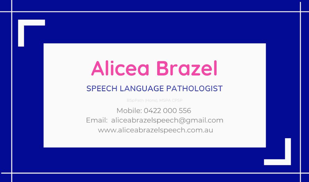 Alicea Brazel Speech Pathology